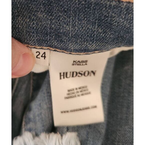 Hudson Kass High Rise Straight Ankle Jeans Size 24 NWT - Picture 8 of 9